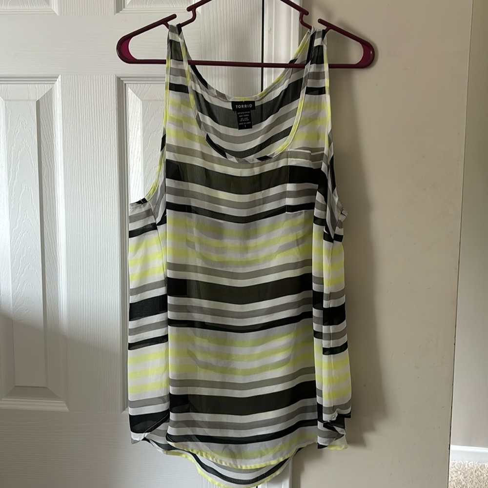 Torrid size 1 mesh tank top